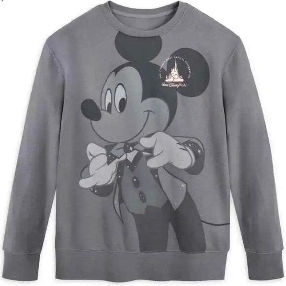 Small Walt Disney World 50th Anniversary Mickey Mouse Pullover Sweatshirt - Picture 1 of 6